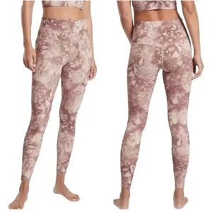 Athleta Elation floral printed high rise leggings, pilatescore yoga, size small